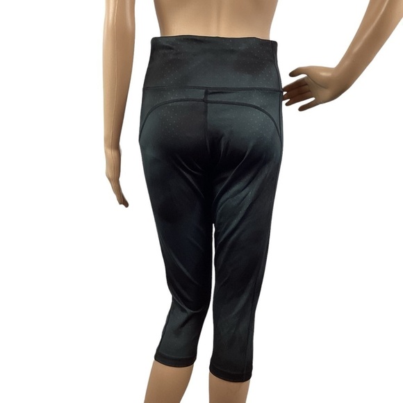 Adidas Climalite High Rise Capri Leggings Size M Black - Picture 5 of 7